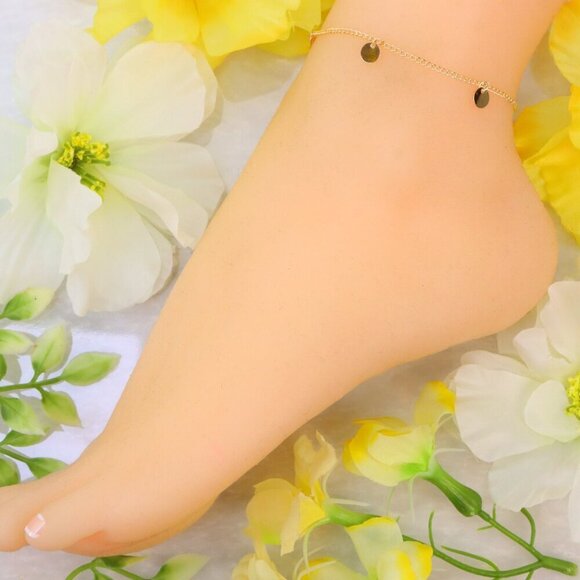 "Minimalist Anklet, Sleek & Modern Design, Women’s Fashion, YC110236-A - Picture 10 of 10